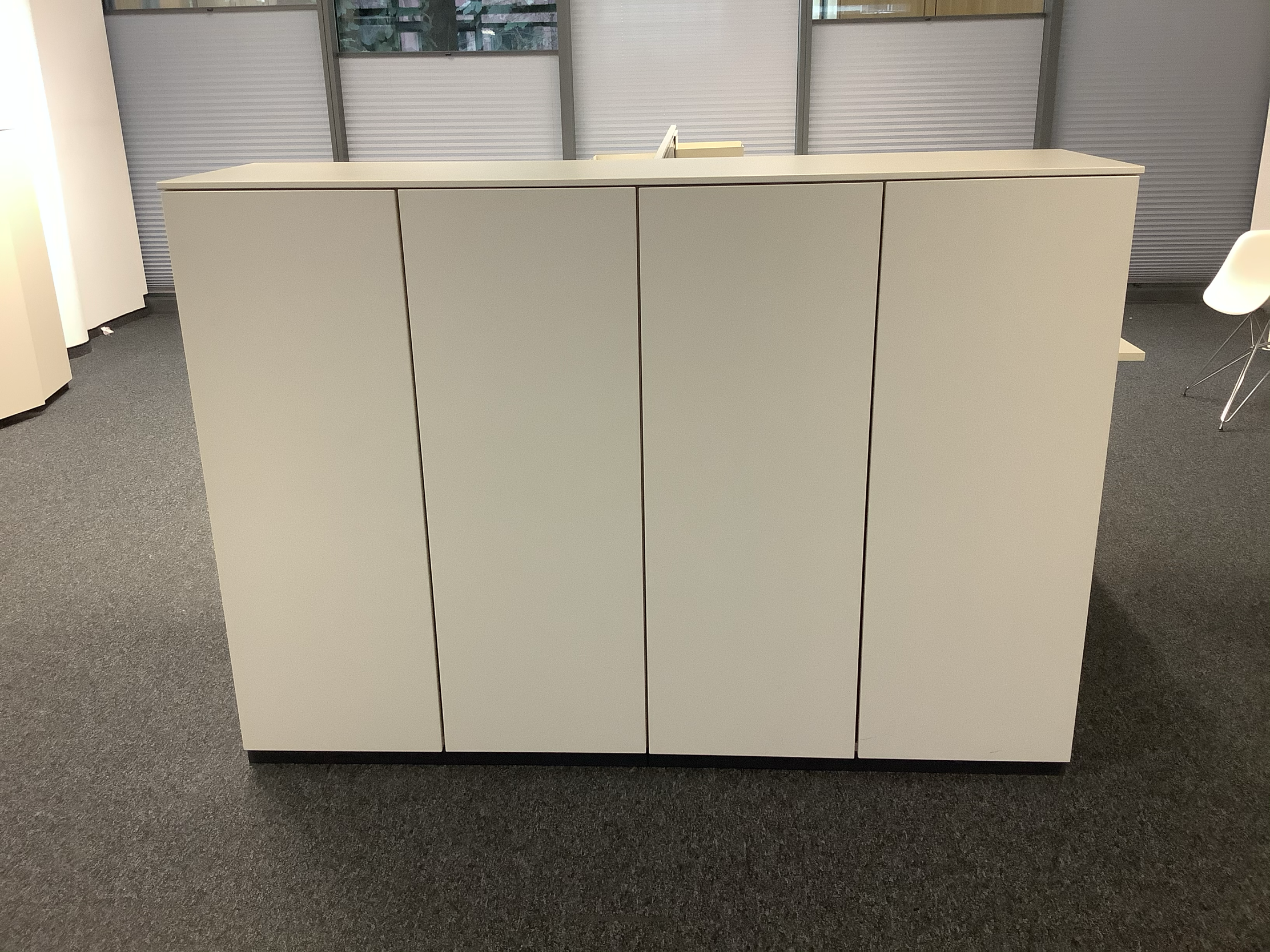 Aktenschrank 3 OH in weiß 160 x 44,5 cm Höhe 114 cm / bueromoebel-outlet.at